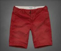 heren abercrombie and fitch casual shorts rust rood Shop Breda rqla6130